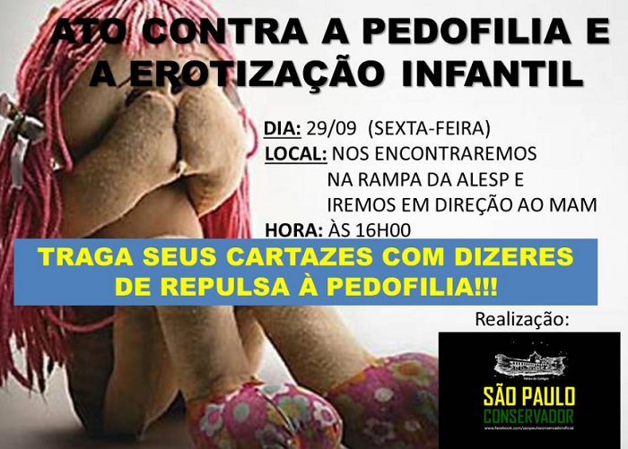 Manifestação Contra Pedofilia