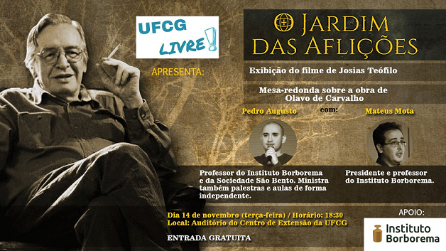 Outra Exibição de O Jardim das Aflições: Universidade Federal de Campina Grande